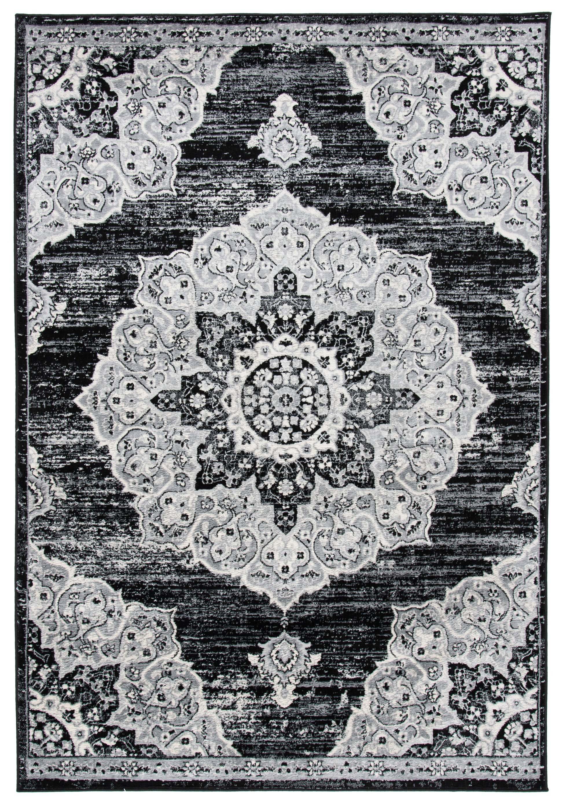 Safavieh Brentwood Bnt802Z Black/Grey Area Rug