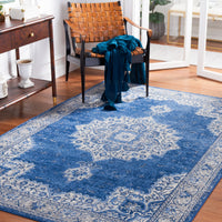 Safavieh Brentwood Bnt826A Ivory/Navy Area Rug