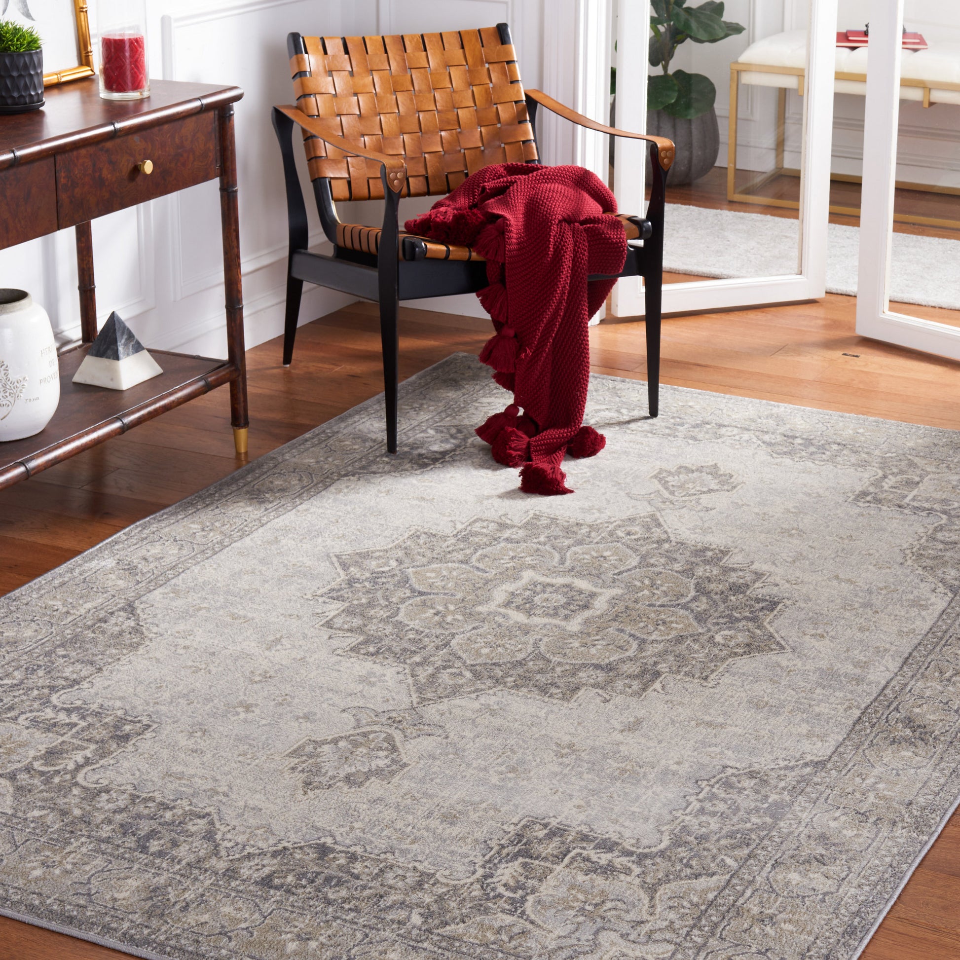 Safavieh Brentwood Bnt826F Grey/Light Grey Area Rug