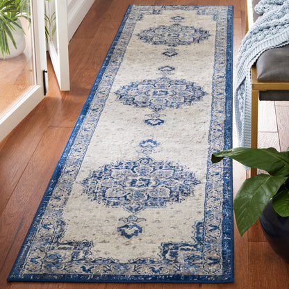 Safavieh Brentwood Bnt826M Blue/Ivory Area Rug