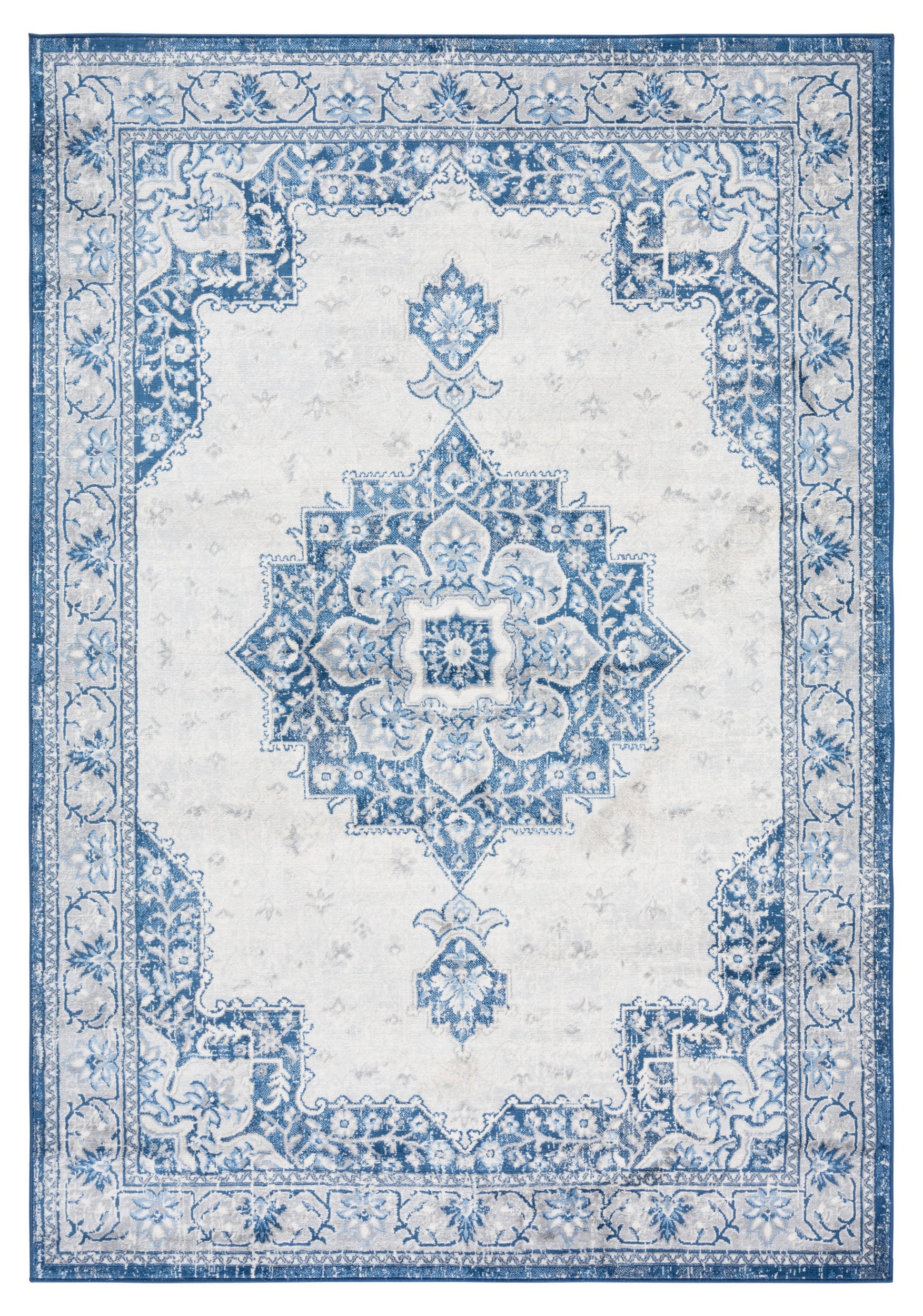 Safavieh Brentwood Bnt826M Blue/Ivory Area Rug