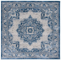 Safavieh Brentwood Bnt826M Blue/Ivory Area Rug