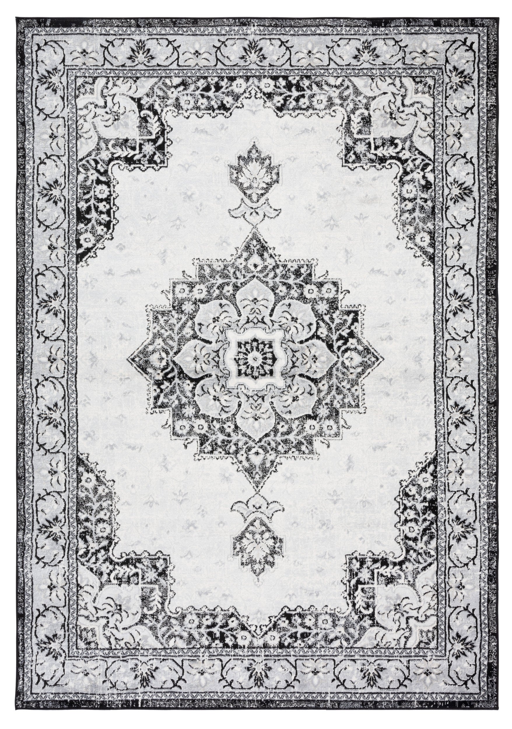 Safavieh Brentwood Bnt826Z Black/Ivory Area Rug