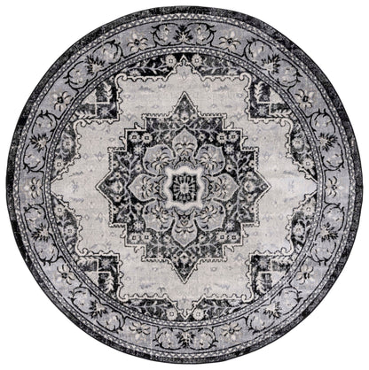 Safavieh Brentwood Bnt826Z Black/Ivory Area Rug