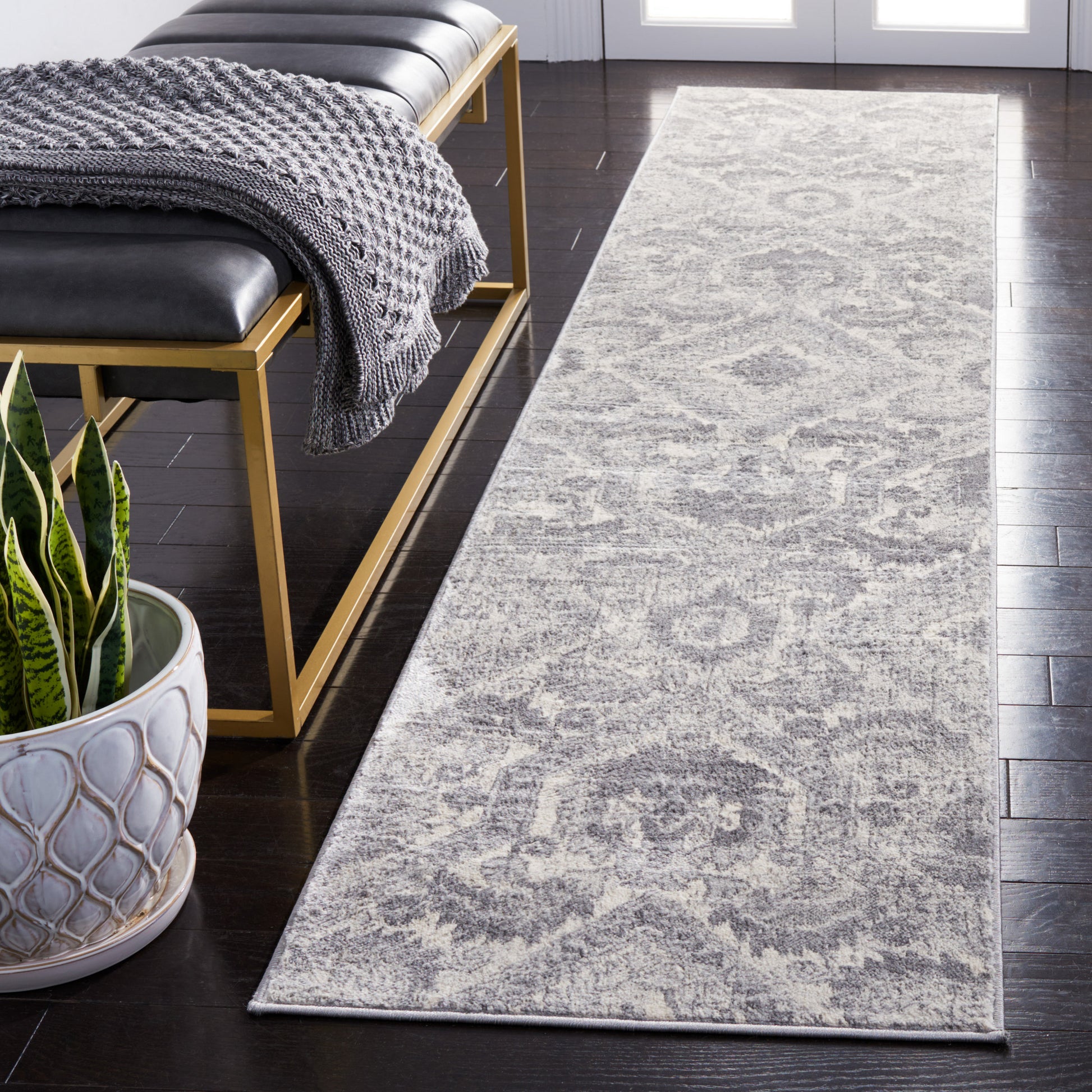 Safavieh Brentwood Bnt827F Grey/Light Grey Area Rug