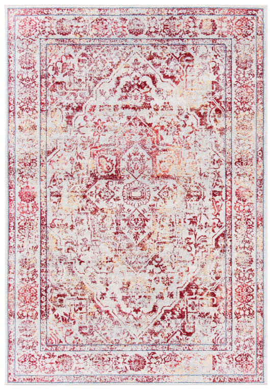 Safavieh Brentwood Bnt832C Ivory/Red Area Rug