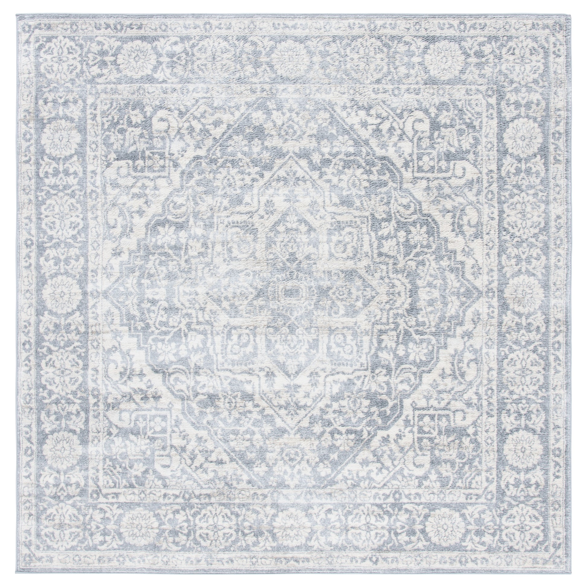 Safavieh Brentwood Bnt832F Light Grey/Ivory Area Rug