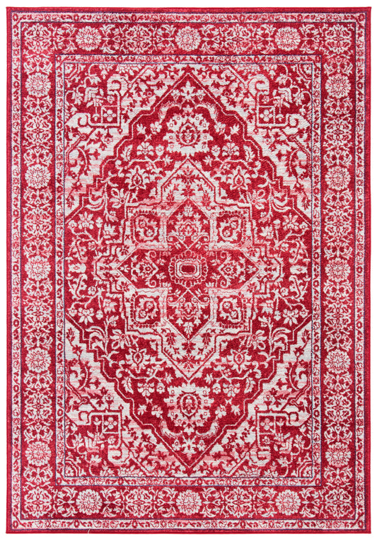 Safavieh Brentwood Bnt832Q Red/Ivory Area Rug