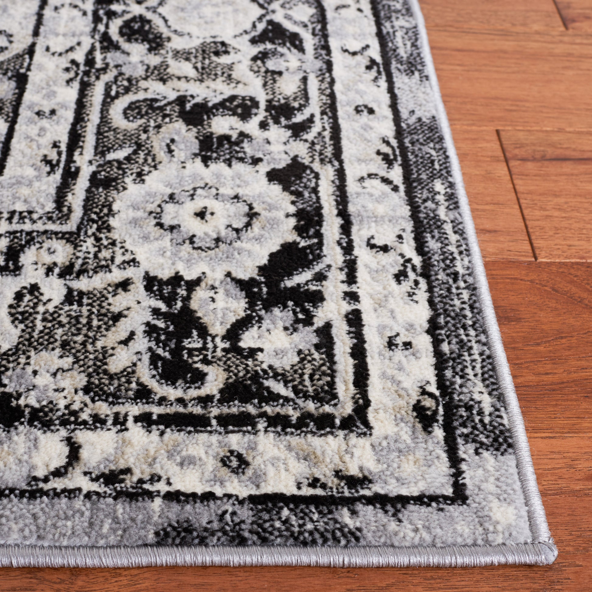 Safavieh Brentwood Bnt837Z Black/Ivory Area Rug