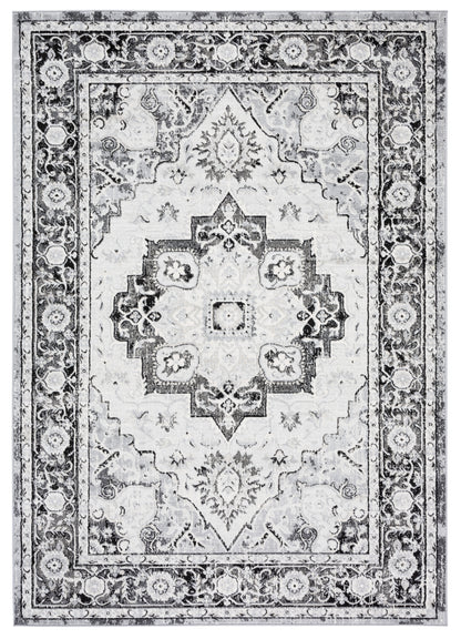 Safavieh Brentwood Bnt837Z Black/Ivory Area Rug