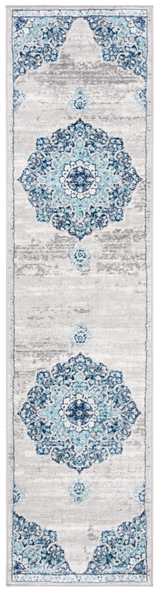 Safavieh Brentwood Bnt849M Navy/Light Grey Area Rug