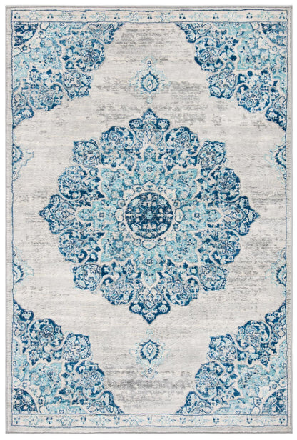 Safavieh Brentwood Bnt849M Navy/Light Grey Area Rug