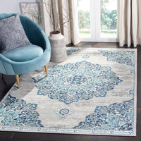 Safavieh Brentwood Bnt849M Navy/Light Grey Area Rug