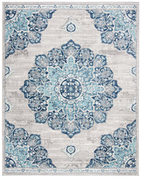 Safavieh Brentwood Bnt849M Navy/Light Grey Area Rug