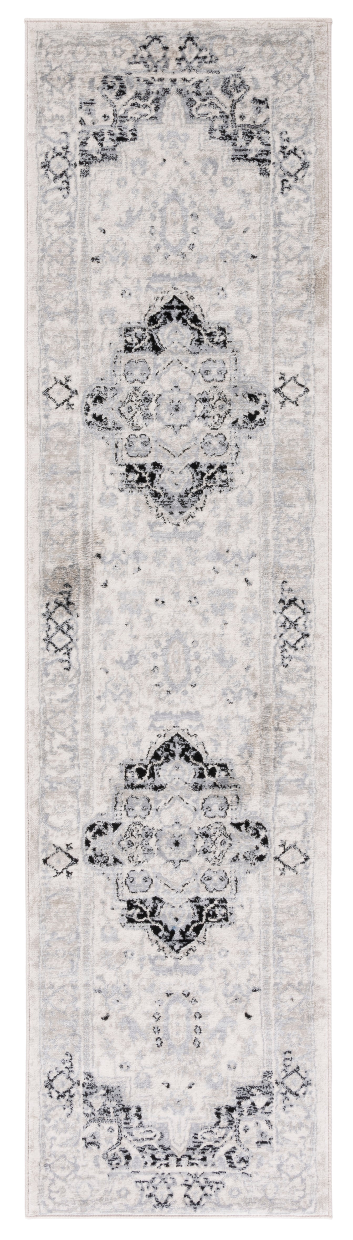 Safavieh Brentwood Bnt851C Ivory/Black Area Rug