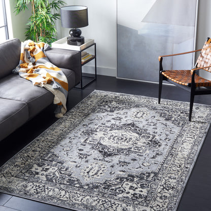 Safavieh Brentwood Bnt851H Grey/Black Area Rug