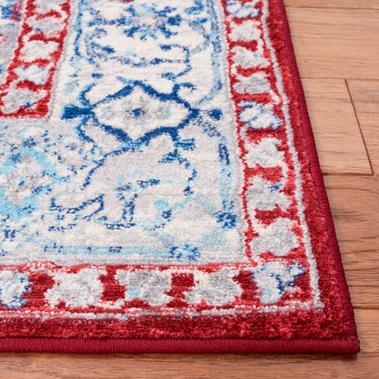 Safavieh Brentwood Bnt851Q Red/Beige Area Rug