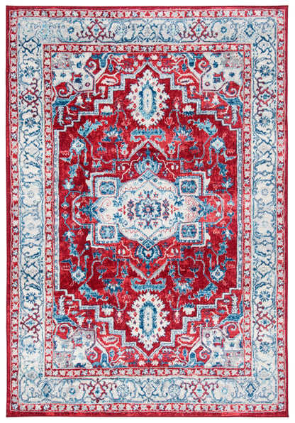 Safavieh Brentwood Bnt851Q Red/Beige Area Rug