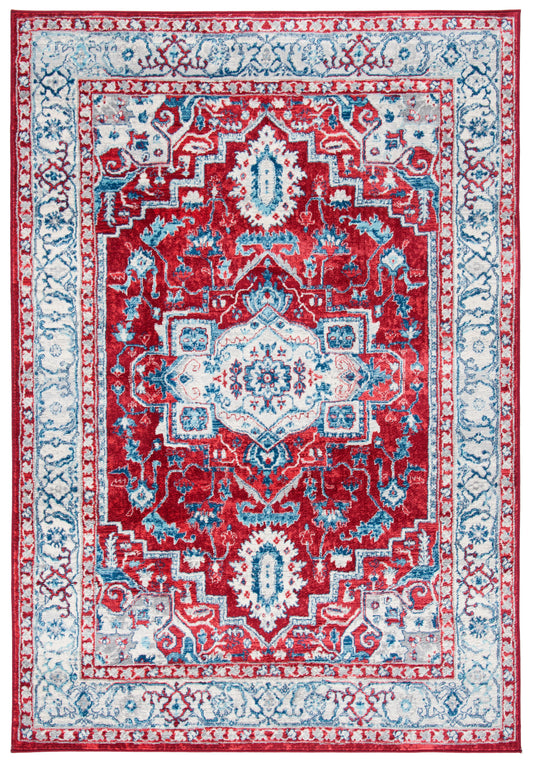 Safavieh Brentwood Bnt851Q Red/Beige Area Rug