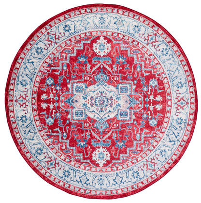 Safavieh Brentwood Bnt851Q Red/Beige Area Rug