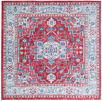 Safavieh Brentwood Bnt851Q Red/Beige Area Rug