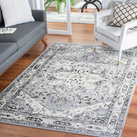 Safavieh Brentwood Bnt852G Grey/Black Area Rug