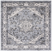 Safavieh Brentwood Bnt852G Grey/Black Area Rug