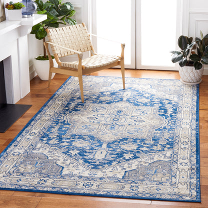 Safavieh Brentwood Bnt852N Navy/Grey Area Rug