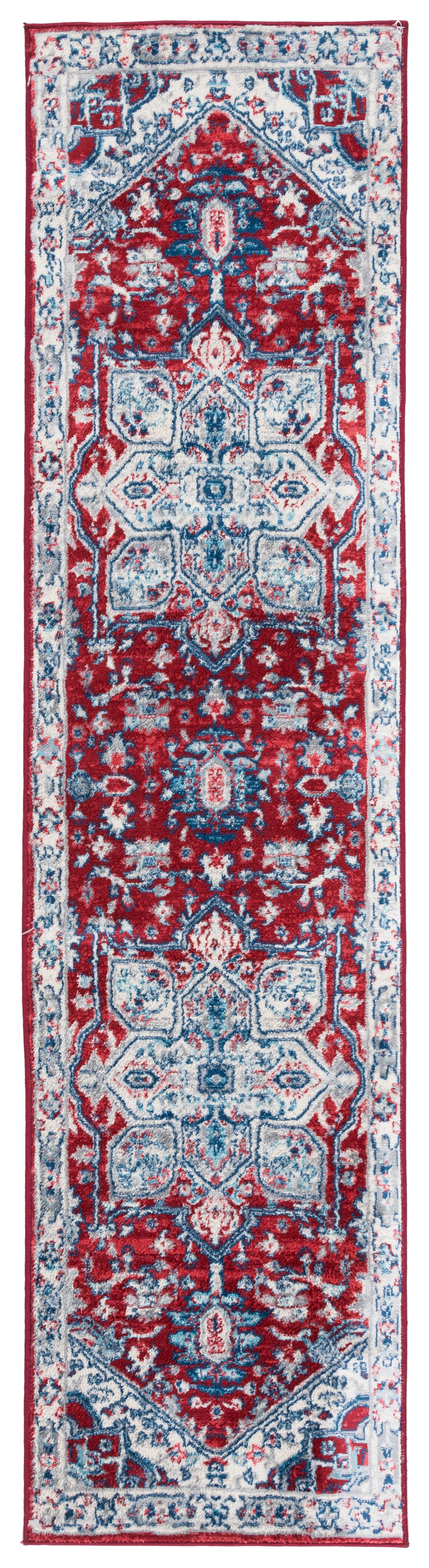 Safavieh Brentwood Bnt852Q Red/Ivory Area Rug