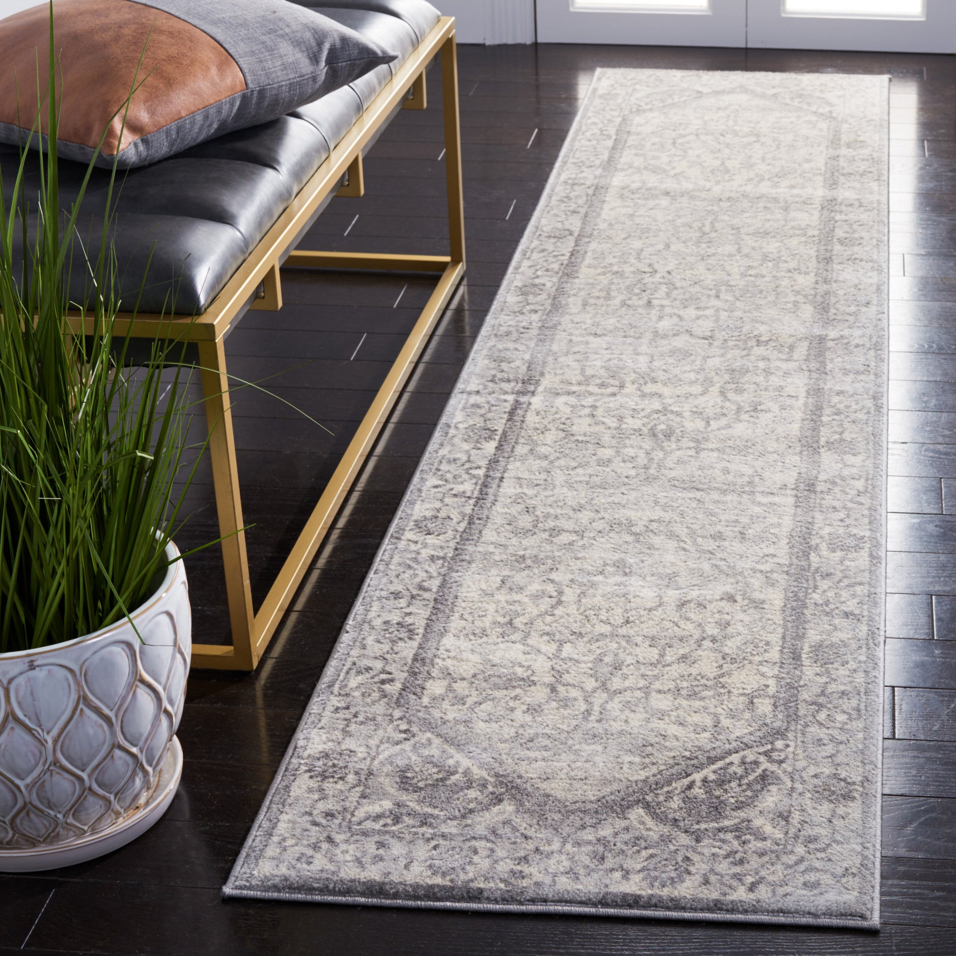 Safavieh Brentwood Bnt853F Grey/Light Grey Area Rug