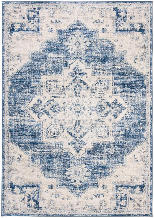 Safavieh Brentwood Bnt865A Ivory/Navy Area Rug