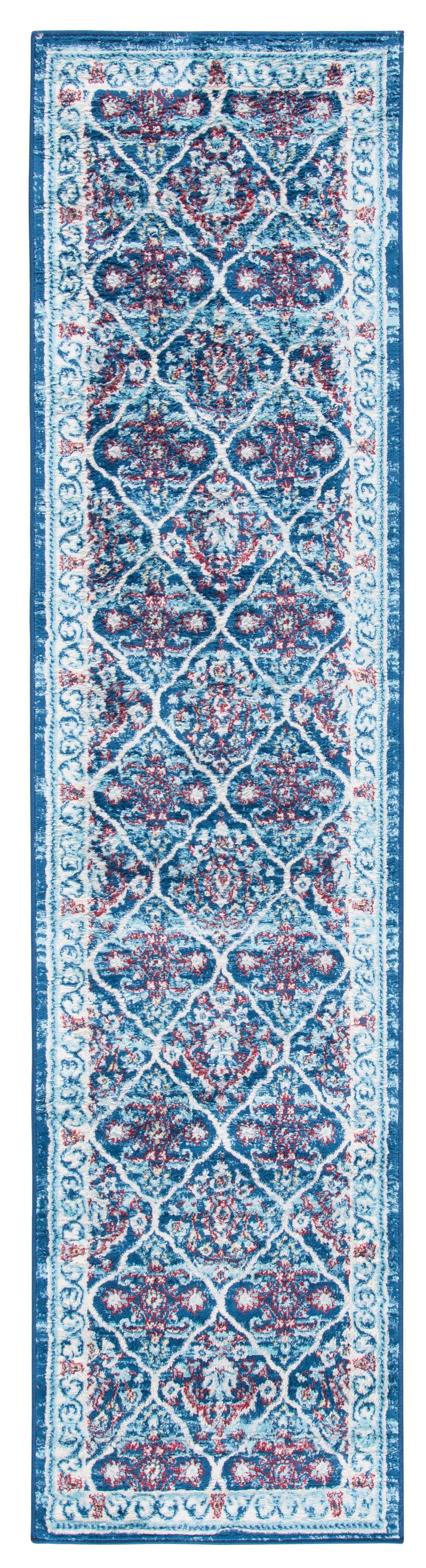 Safavieh Brentwood Bnt870N Navy/Red Area Rug