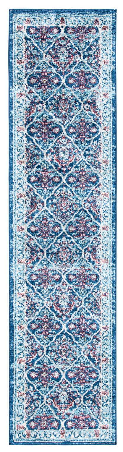 Safavieh Brentwood Bnt870N Navy/Red Area Rug