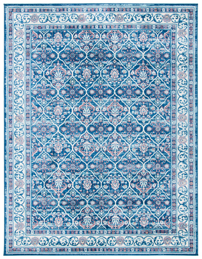 Safavieh Brentwood Bnt870N Navy/Red Area Rug