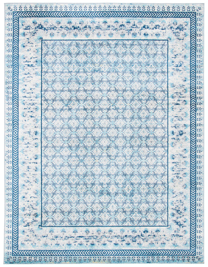 Safavieh Brentwood Bnt899A Ivory/Aqua Area Rug