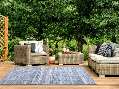 Kaleen Boho Patio Boh14-10 Denim Area Rug