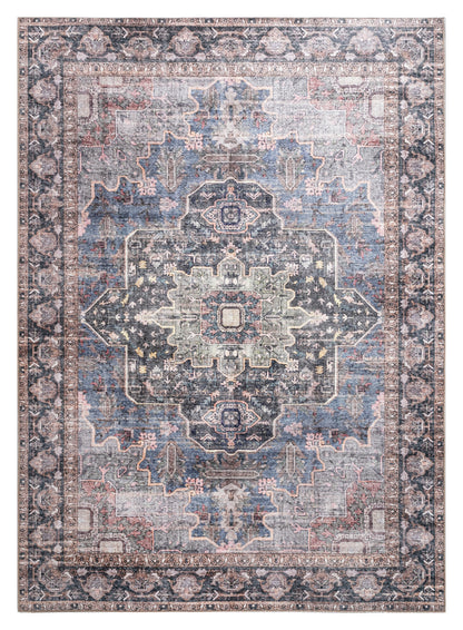 Kaleen Boho Patio Boh16-22 Navy Area Rug