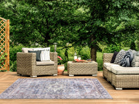 Kaleen Boho Patio Boh16-22 Navy Area Rug