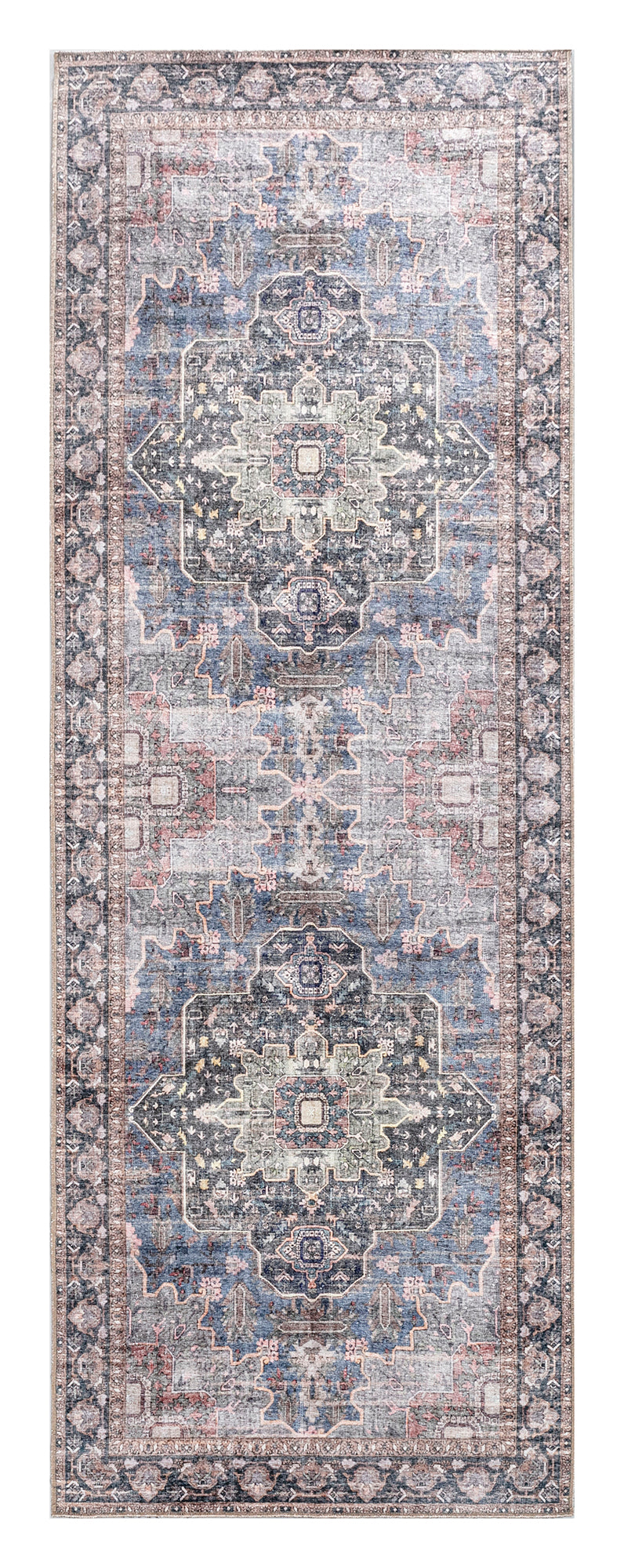 Kaleen Boho Patio Boh16-22 Navy Area Rug