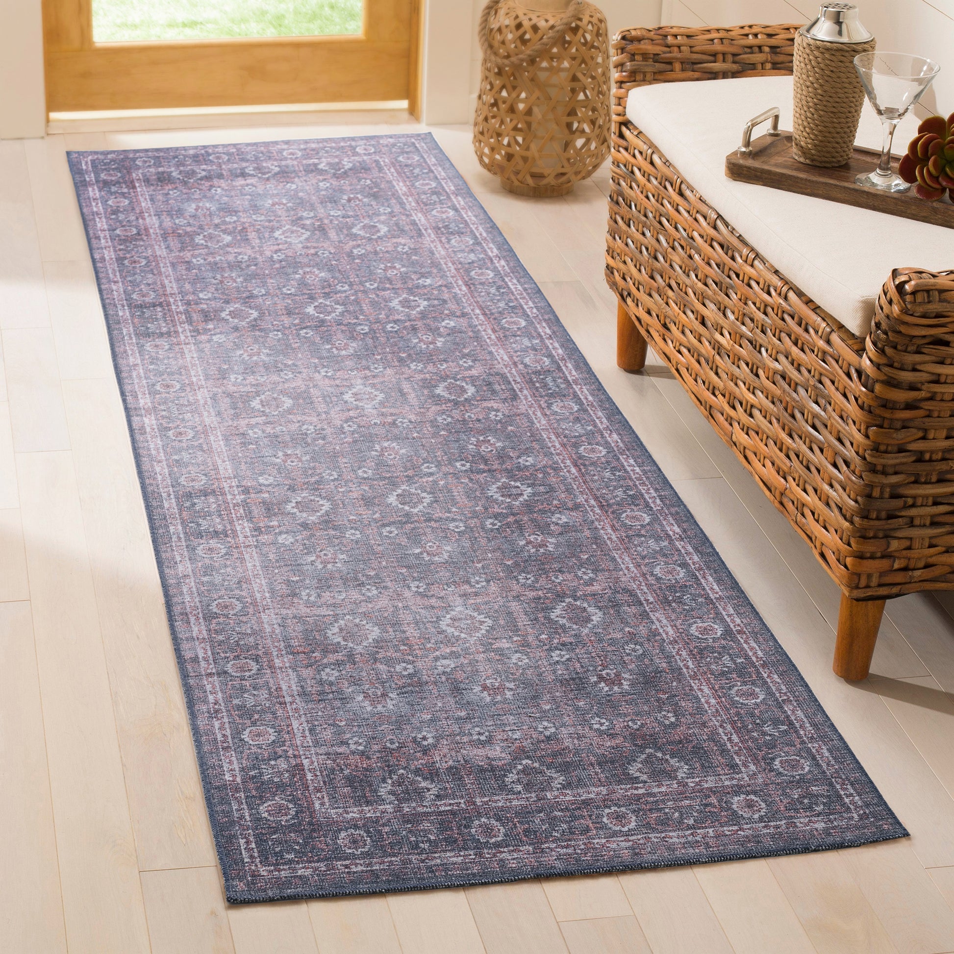 Kaleen Boho Patio Boh17-22 Navy Area Rug