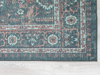 Kaleen Boho Patio Boh17-91 Teal Area Rug