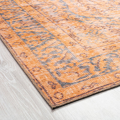 Kaleen Boho Patio Boh18-89 Orange Area Rug