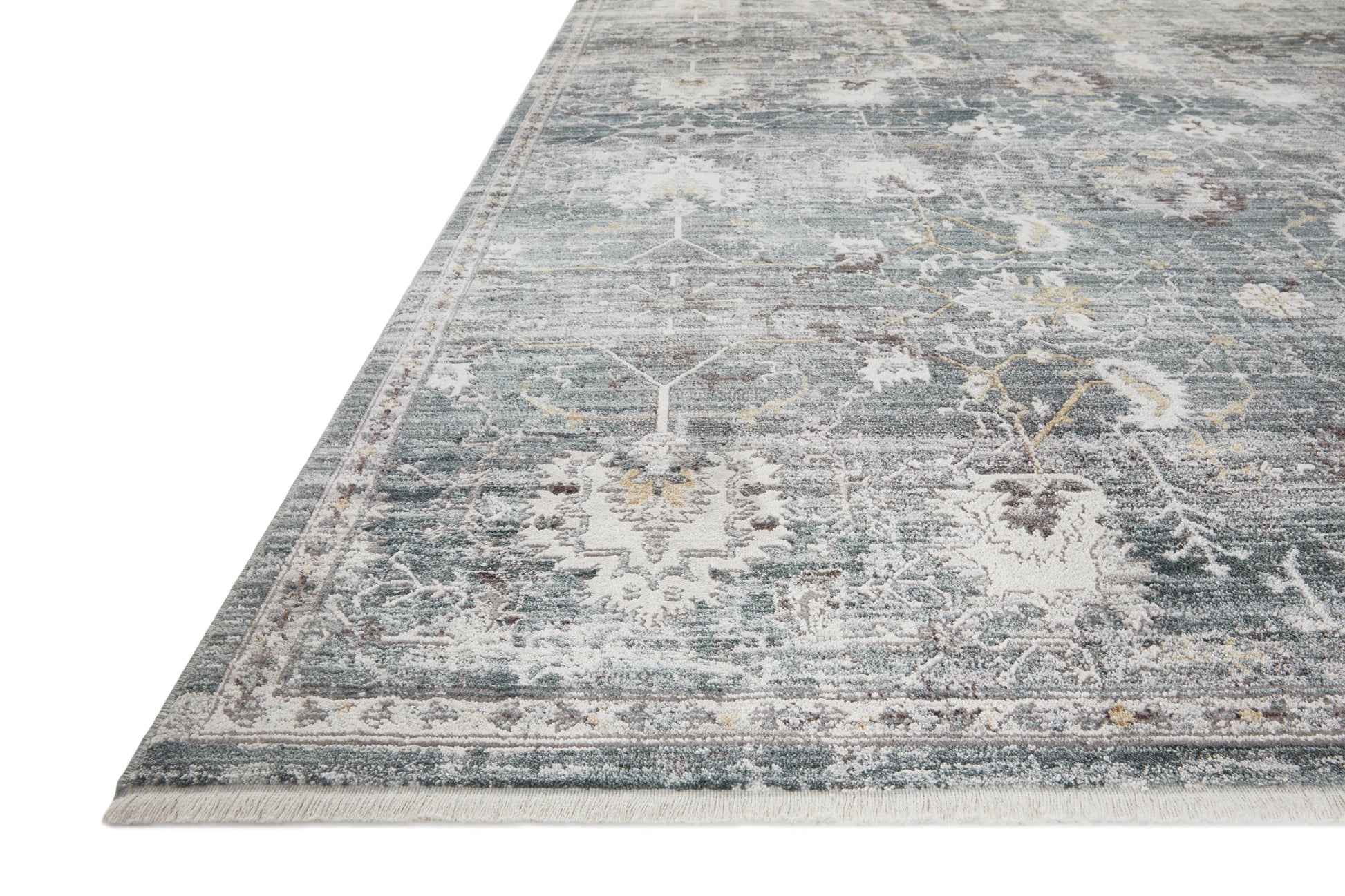 Loloi Bonney Bny-03 Lagoon/Ivory Area Rug