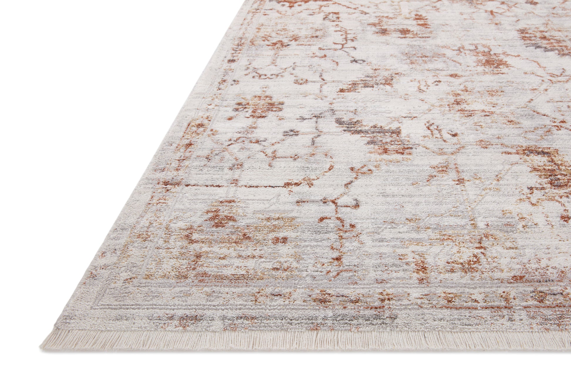 Loloi Bonney Bny-04 Silver/Sunset Area Rug