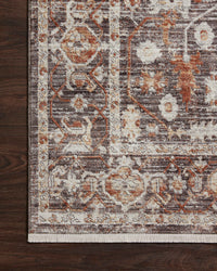 Loloi Bonney Bny-07 Charcoal/Spice Area Rug