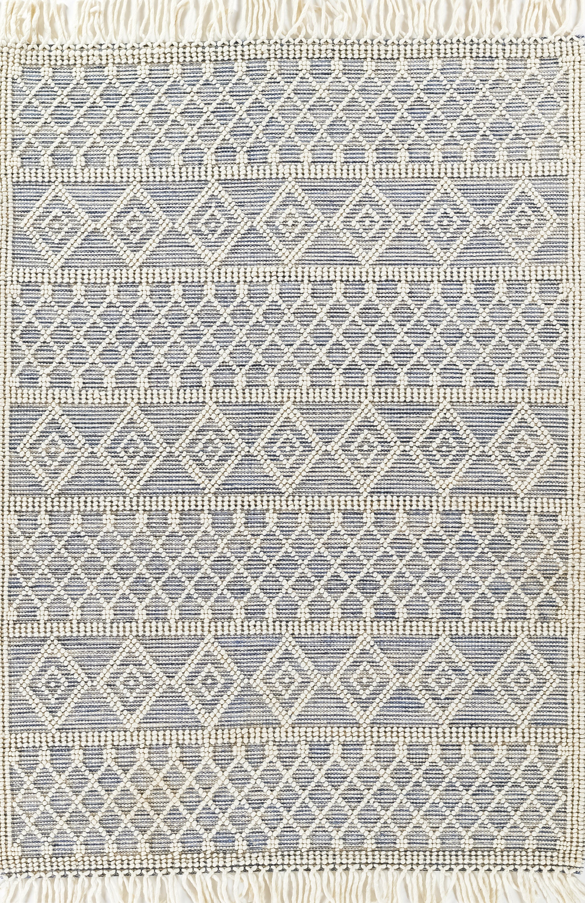 Momeni Boulder Bou-4 Blue Area Rug