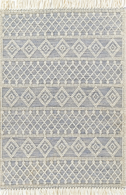 Momeni Boulder Bou-4 Blue Area Rug