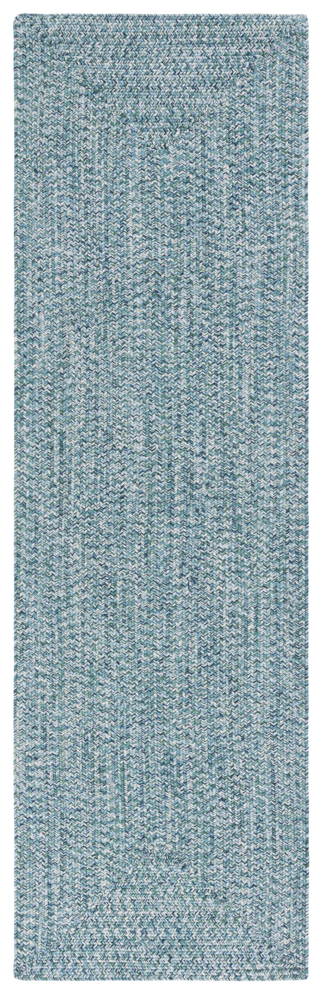 Safavieh Braided Bra201K Teal/Green Area Rug