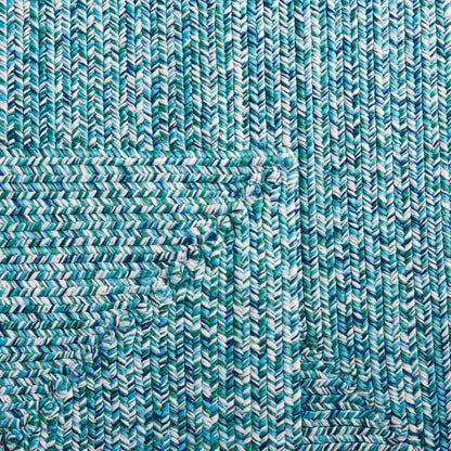 Safavieh Braided Bra201K Teal/Green Area Rug