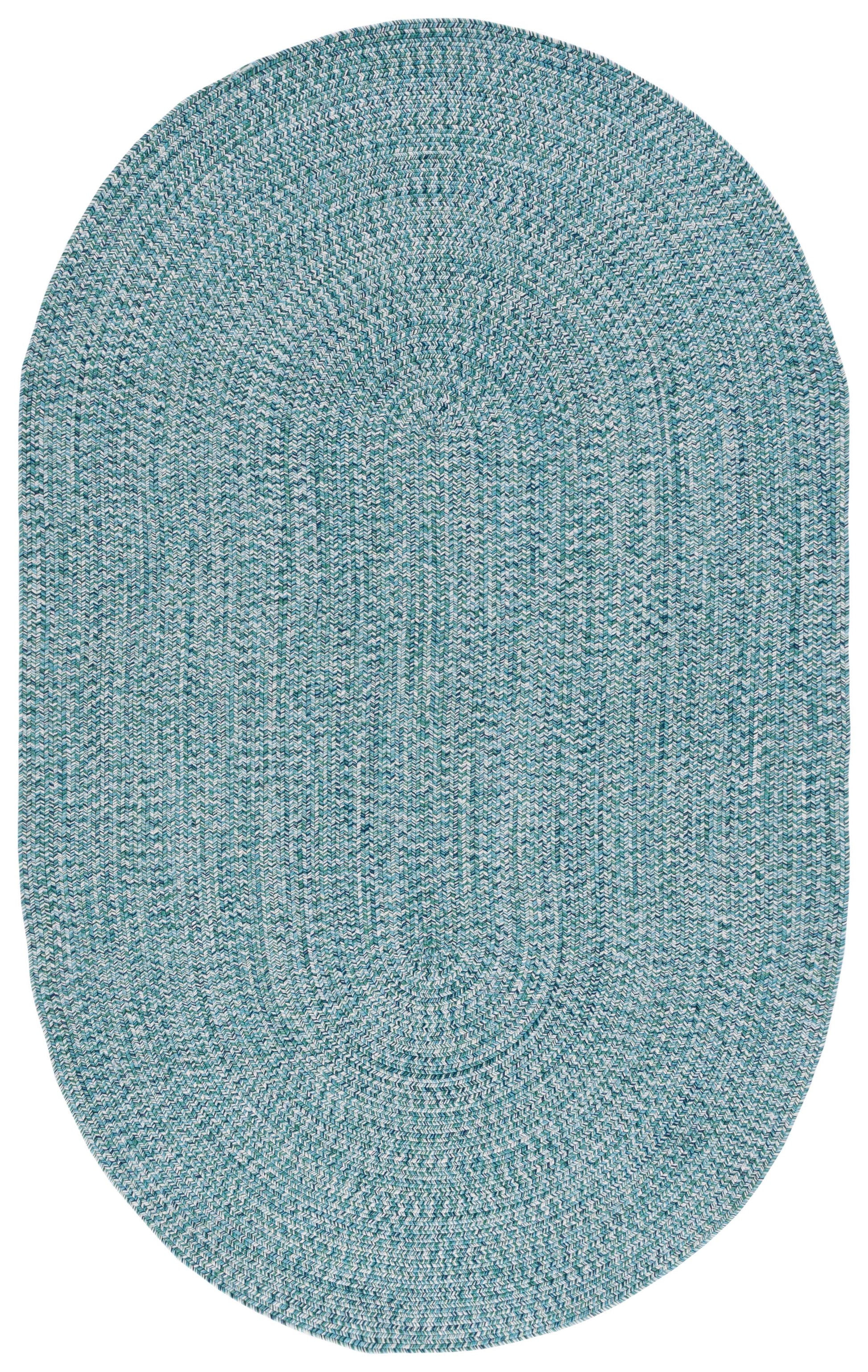 Safavieh Braided Bra201K Teal/Green Area Rug